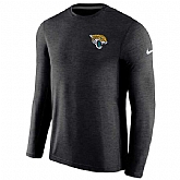 Men's Jacksonville Jaguars Nike Black Coaches Long Sleeve Performance T-Shirt,baseball caps,new era cap wholesale,wholesale hats